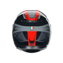 КАСКА AGV K3 -COMPOUND BLACK/RED - Avtozona