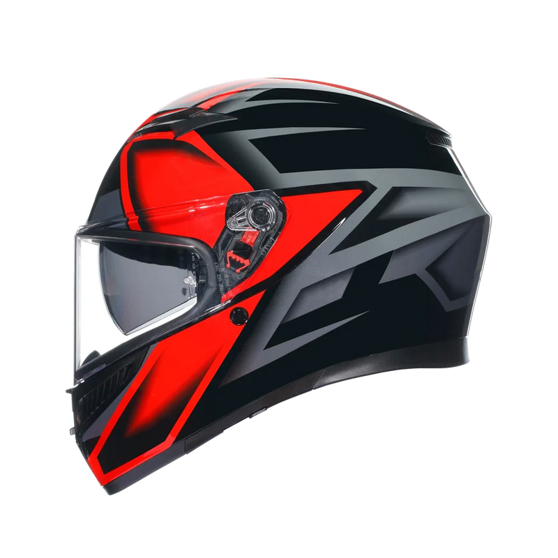 КАСКА AGV K3 -COMPOUND BLACK/RED - Avtozona