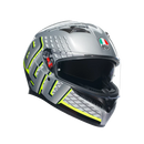 Каска AGV K3 E2206 - Fortify Grey/Black/Yellow Fluo - Avtozona