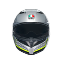Каска AGV K3 E2206 - Fortify Grey/Black/Yellow Fluo - Avtozona