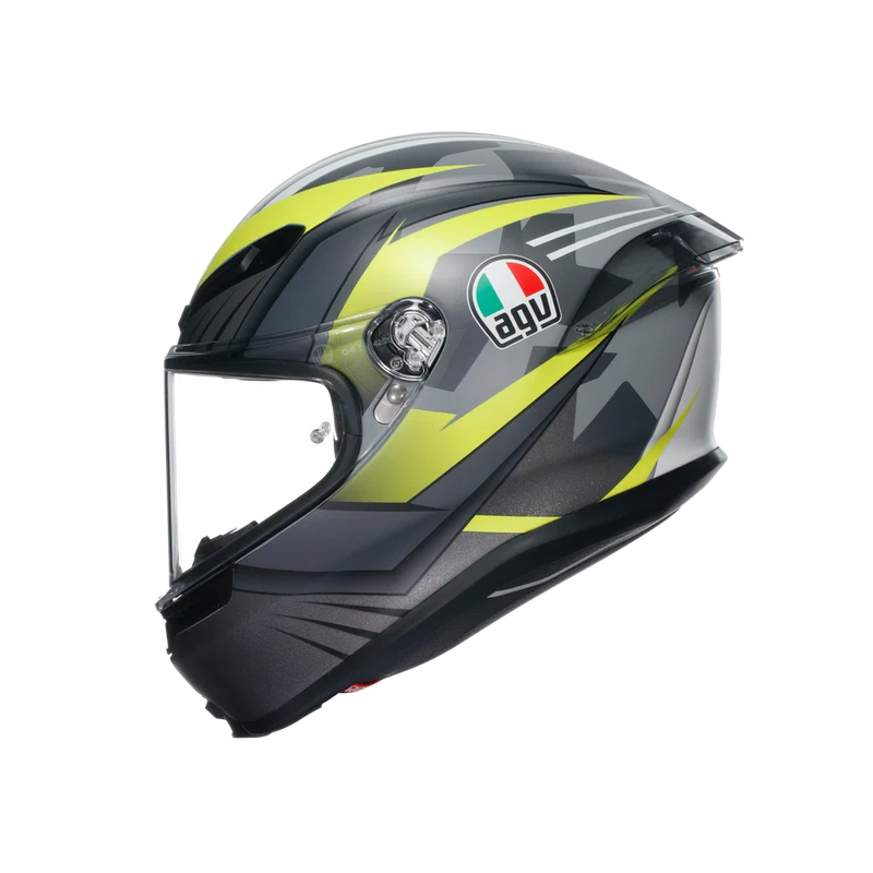 Каска AGV K6 S DOT(E2206) - EXCITE MATT CAMO/YELLOW FLUO - Avtozona