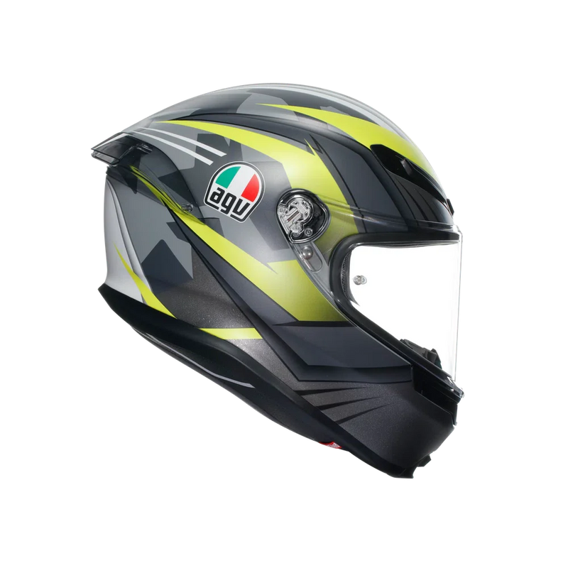 Каска AGV K6 S DOT(E2206) - EXCITE MATT CAMO/YELLOW FLUO - Avtozona