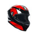 Каска AGV K6 S DOT(E2206) - HYPHEN BLACK/RED/WHITE - Avtozona