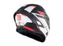 Каска MT STINGER 2 ZIVZE B5 MATT BLACK/WHITE/RED - Avtozona