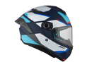 Каска MT TARGO S KAY C7 MATT WHITE/BLUE - Avtozona