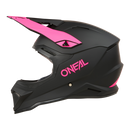 КАСКА O’NEAL 1SERIES SOLID BLACK/PINK V.24 - Avtozona