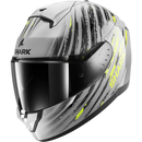 Каска SHARK RIDILL 2 MOLOKAI GLOSS GREY/BLACK/YELLOW FLUO - Avtozona