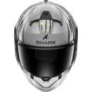 Каска SHARK RIDILL 2 MOLOKAI GLOSS GREY/BLACK/YELLOW FLUO - Avtozona