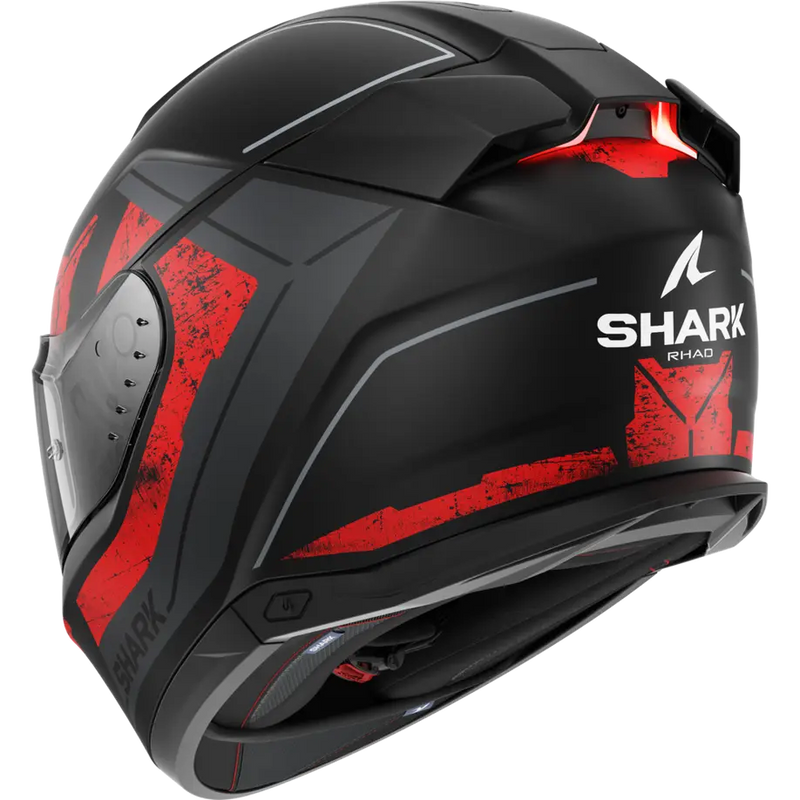 КАСКА SHARK SKWAL I3 RHAD MATT BLACK/RED - Avtozona