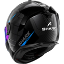 КАСКА SHARK SPARTAN GT PRO CARBON BLACK/BLUE - Avtozona