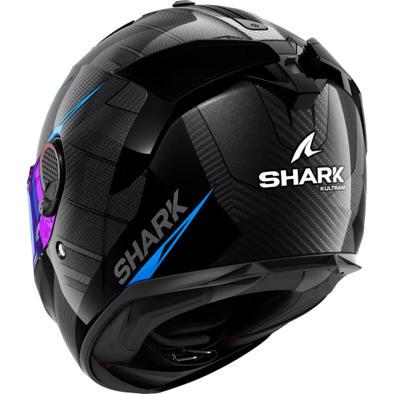 КАСКА SHARK SPARTAN GT PRO CARBON BLACK/BLUE - Avtozona