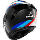КАСКА SHARK SPARTAN GT PRO CARBON BLACK/WHITE/RED - Avtozona