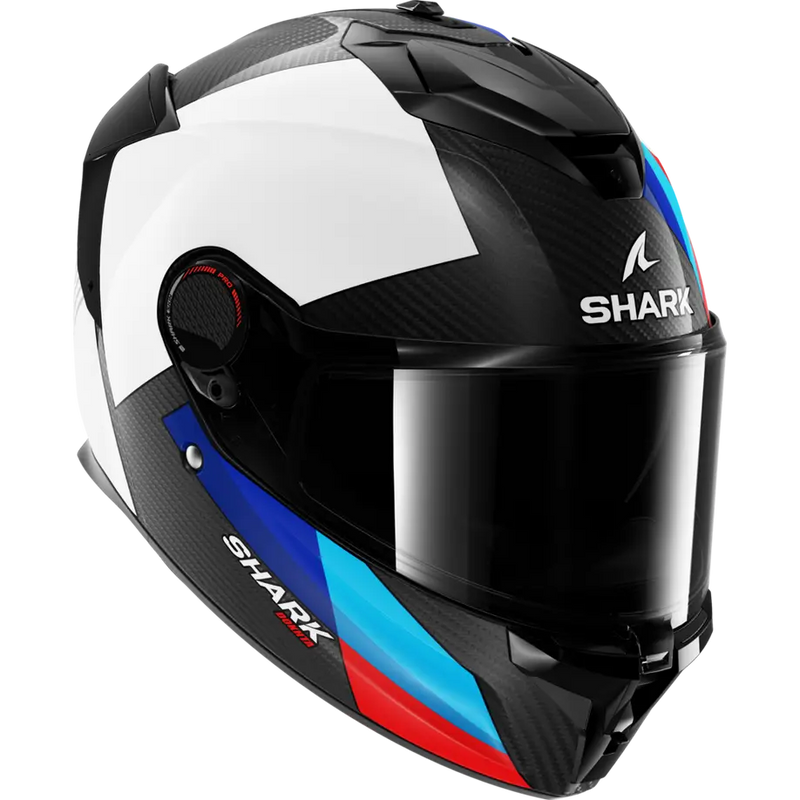 КАСКА SHARK SPARTAN GT PRO CARBON BLACK/WHITE/RED - Avtozona