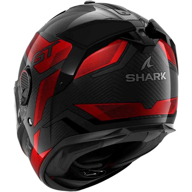 КАСКА SHARK SPARTAN GT PRO CARBON RITMO BLACK/RED GLOSS - Avtozona