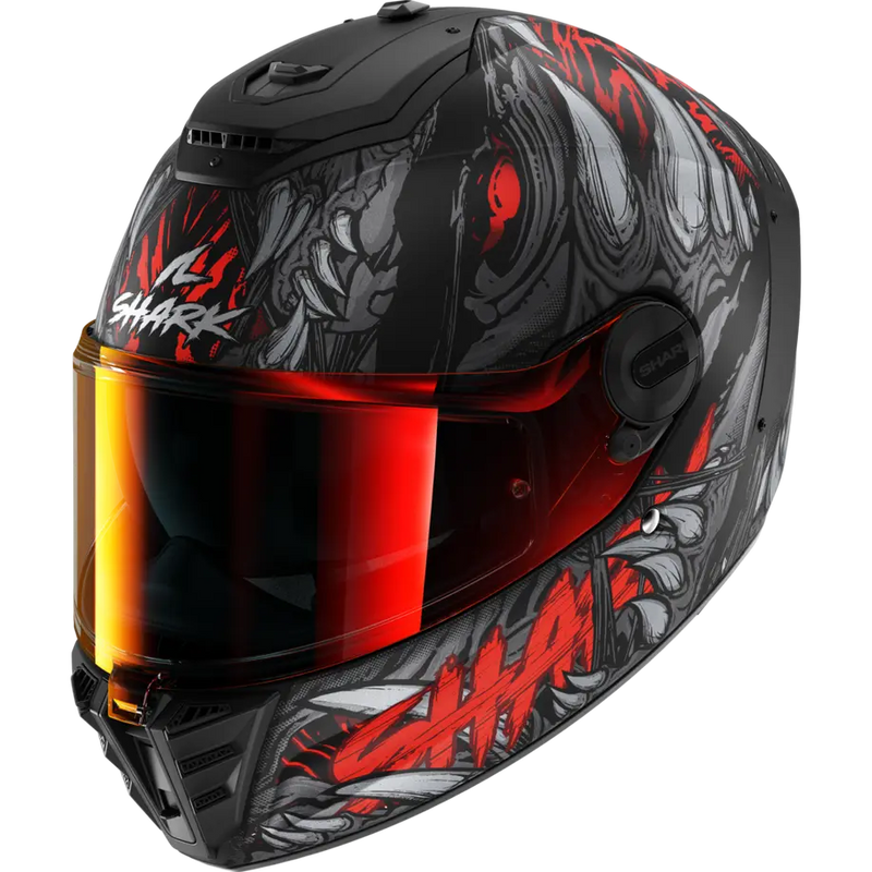 КАСКА SHARK SPARTAN RS MATT BLACK/RED - Avtozona