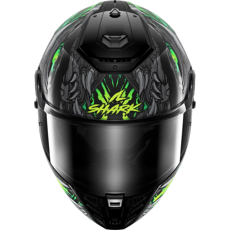 КАСКА SHARK SPARTAN RS SHAYTAN BLACK/GREEN - Avtozona