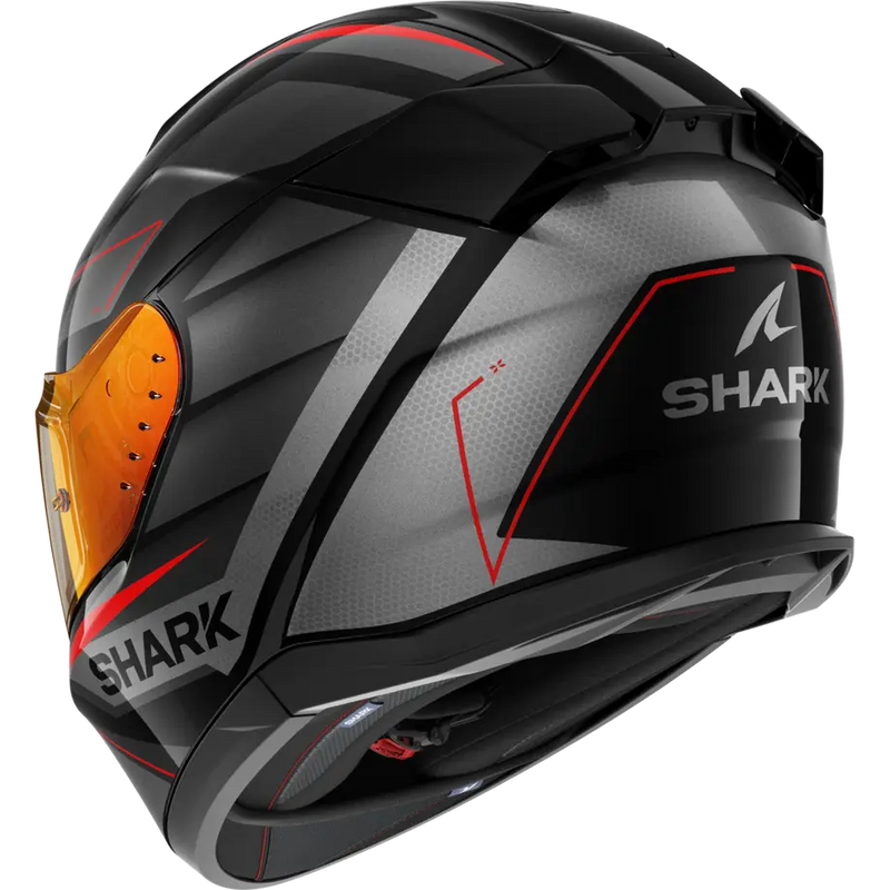 Каска SHARK D-SKWAL 3 SIZLER BLACK/GREY/RED - Avtozona