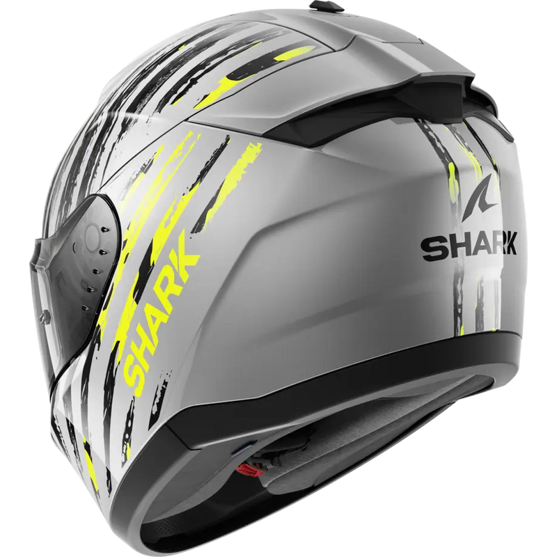 Каска SHARK RIDILL 2 MOLOKAI GLOSS GREY/BLACK/YELLOW FLUO - Avtozona