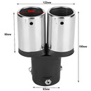 Duză universală dublă pentru toba de eșapament