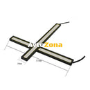 Комплект 2бр. LED светодиодни дневни светлини за автомобил 12V COB DRL - 17см син - Avtozona