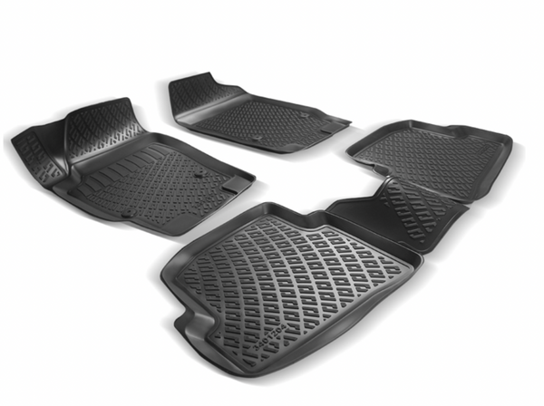 3D Гумени стелки за Volkswagen Polo (2002-2009) 4 pcs. - Avtozona