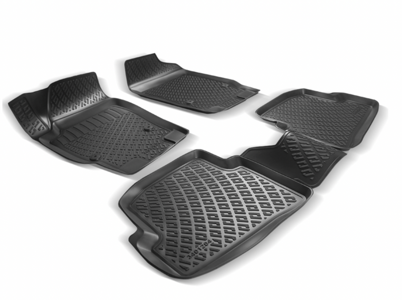 3D Гумени стелки за Volkswagen Polo (2002-2009) 4 pcs. - Avtozona