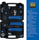 Комплект инструменти за велосипед от 20 части в пластмасов куфар - Avtozona