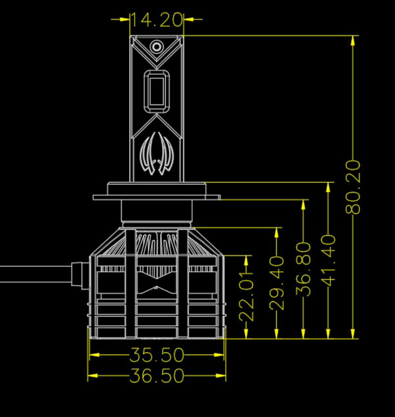 Комплект LED крушки H4 150W 15000lm – Canbus без грешки 6000K за къси и дълги светлини - Avtozona