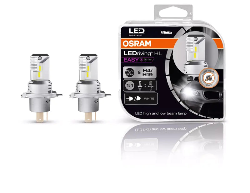 Комплект LED крушки Osram H4/H19 LEDriving HL EASY – Лесен монтаж и висока яркост - Avtozona