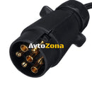 Комплект LED Лед Диодни Стопове 12V с Магнит и Окабеляване 5 Функции за Ремаркета Колесари Платформи МПС - Avtozona