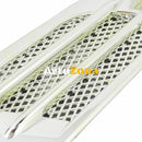 Комплект нови стилни декоративни хром ефект въздуховоди за преден капак или калник за автомобил - Avtozona