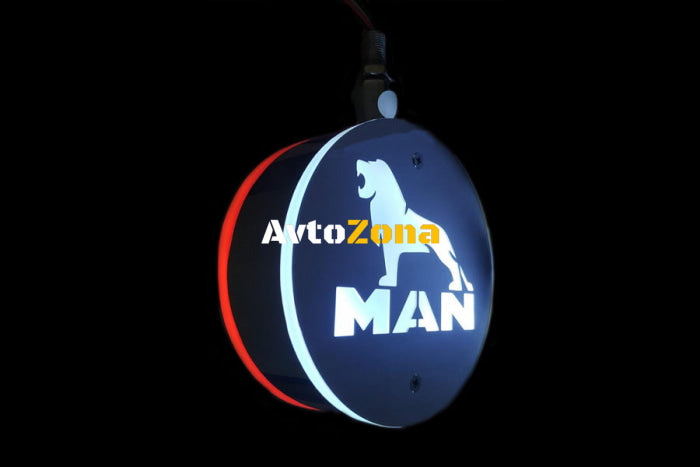 Комплект от 2бр Светодиодни LED Лед Габарити Обеци 24V бяло-червено MN - Avtozona