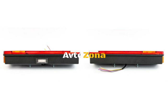 Комплект Стопове С Кабел 12V -24V 46cm x 13cm Подходящи за Бус Камион Тир Ремарке Караванa - Avtozona