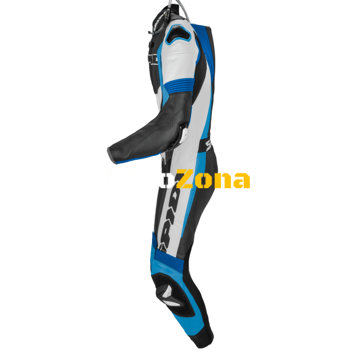 Кожен екип с гърбица SPIDI SPORT WARRIOR PERFORATED PRO WHITE/BLUE - Avtozona