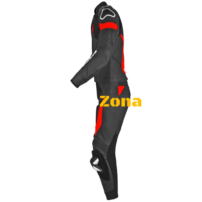 КОЖЕН МОТО ЕКИП SPIDI LASER TOURING BLACK/RED 2PC - Avtozona