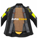 Кожено яке SPIDI IGNITE BLACK/FLUO YELL NS19212 - Avtozona