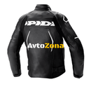 Кожено яке за мотор SPIDI EVORIDER 2 BLACK/WHITE - Avtozona