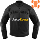 Кожено мото яке CONTRA2 LEATHER PERFORATED STEALTH - Avtozona