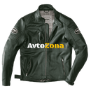 Кожено мото яке SPIDI CLUBBER GREEN/ICE - Avtozona