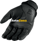 Кожени мото ръкавици ICON SUPERDUTY2 - BLACK - Avtozona