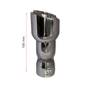 Duză dublă de evacuare - 195 mm