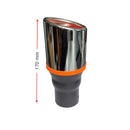 Vârf de evacuare - formă rotundă cu accent roșu