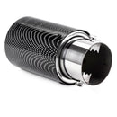 Vârf de tobă de eșapament rotund - Carbon