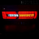 LED десен стоп 24V с 7 функции подходящи за Ремарке Караванa Бус Тир Камион Man Ман - Avtozona