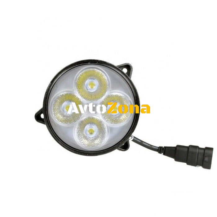 ЛЕД Диоден Халоген LED Фар - 3400lm 8,4cm 40W PRO - ОЕМ Case IH Challenger RoGator John Deere New Holland - Avtozona