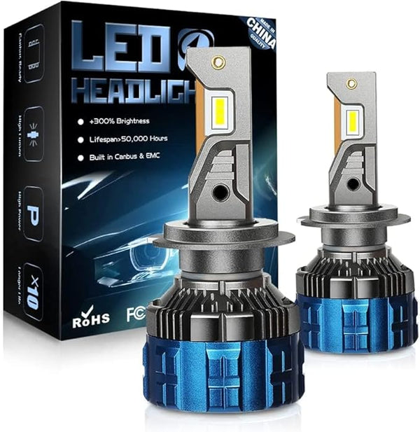 LED крушки LUMA H8 / H9 / H11 CANBUS 9V-32V + Външен драйвер – 55W 12 000LM 6000K Комплект 2 бр. - Avtozona