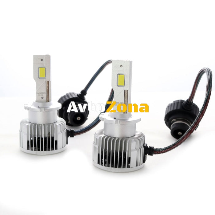 Лед крушки - Led система D2S D2R за подмяна на фабричен ксенон 50W - Canbus 6000K - 100% по силни от фабричен ксенон - Avtozona