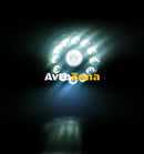 LED Лампа Халоген Таван Външна Интериорна Вътрешна Фар Бяла и Жълта Светлина