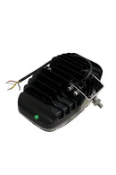 LED ЛЕД диоден фар халоген лампа 12V - 24V 48W бяло-жълто с черно стъкло за АТВ джип