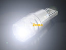 LED Лед Диоднa Крушкa За Габарит Т10 W5W COB 8-Core 12V Canbus - Error free Без грешки Бяла и Синя Светлина - Avtozona